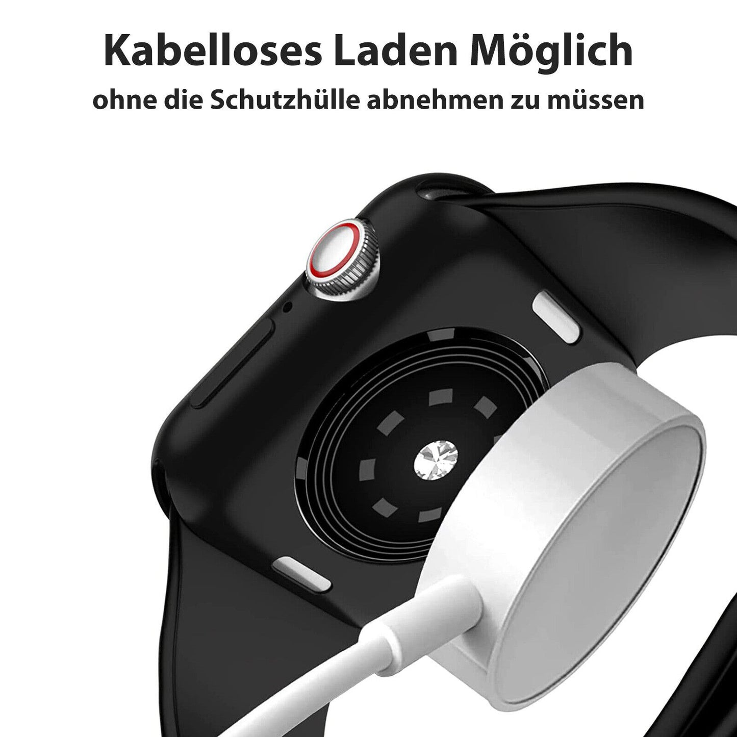 Schutzhülle für Apple Watch Series 1-6 SE 38 40 42 44mm Silikon Case Slim Bumper