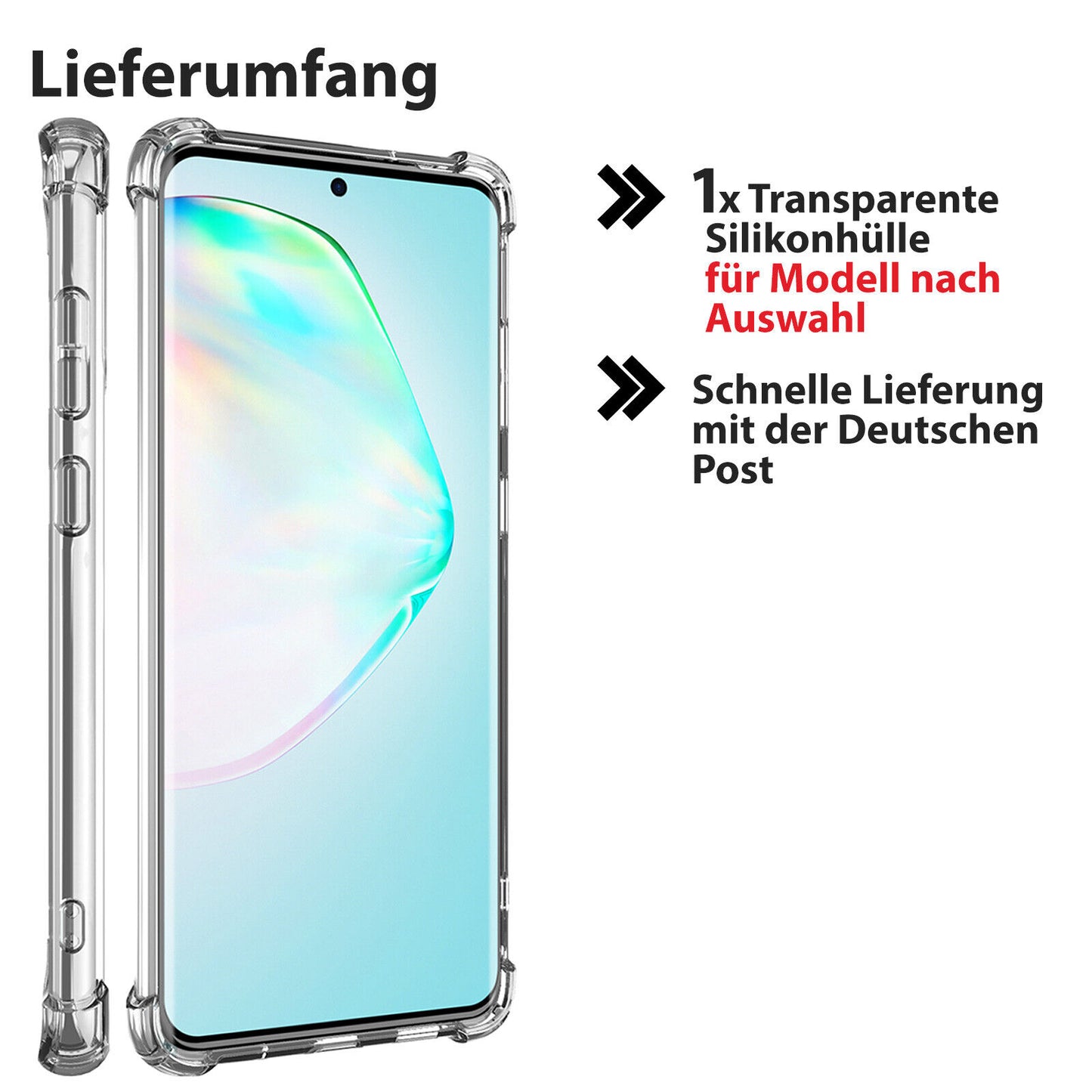 Schutz Hülle für Samsung Galaxy S24 S23 S22 S21 S20 FE Plus Ultra Bumper Cover