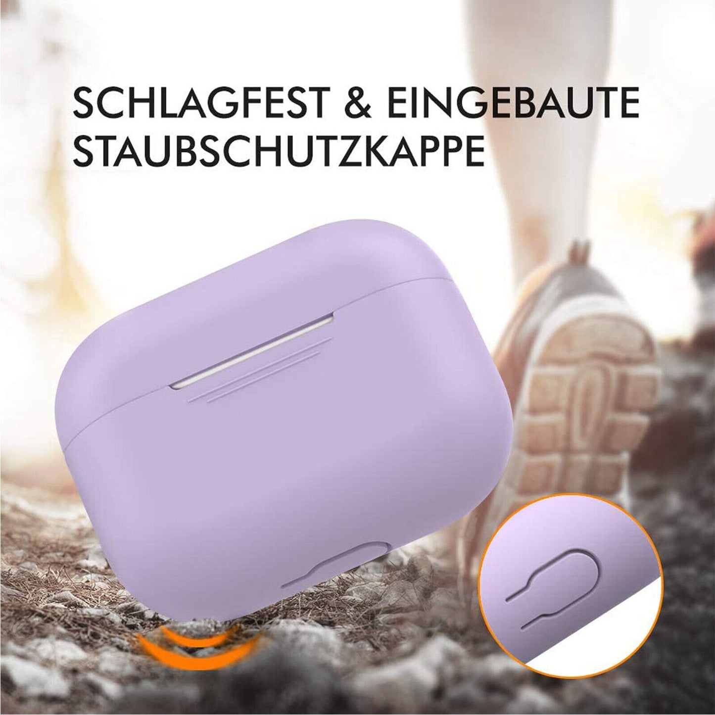 Hülle Apple Airpods Pro 2 / 1 Generation Case Silikon Schutzhülle Tasche Cover