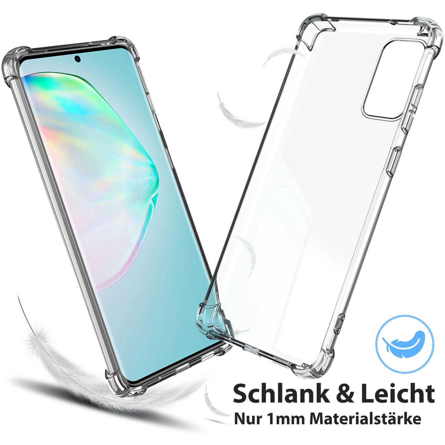 Schutz Hülle für Samsung Galaxy S24 S23 S22 S21 S20 FE Plus Ultra Bumper Cover