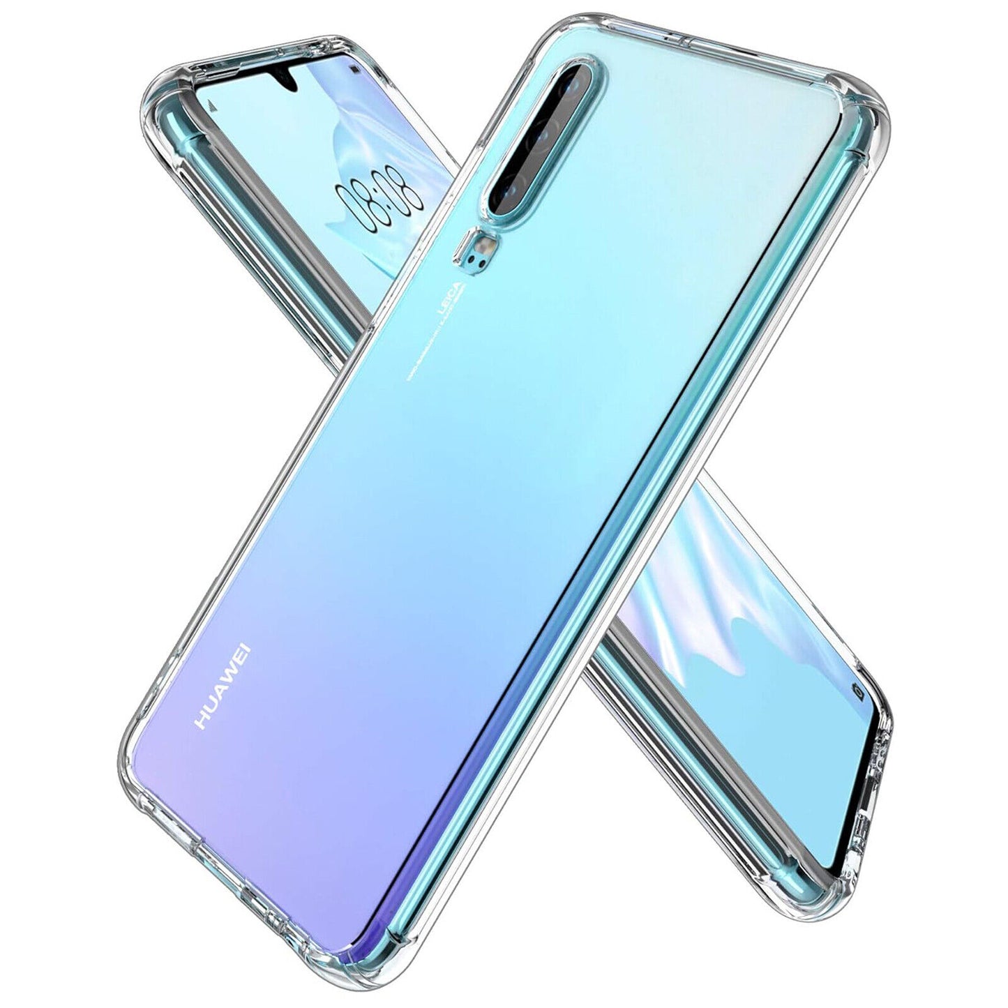 Schutzhülle Huawei P20 P30 P40 Pro Lite Mate 20 Silikon Hülle Case Cover Bumper