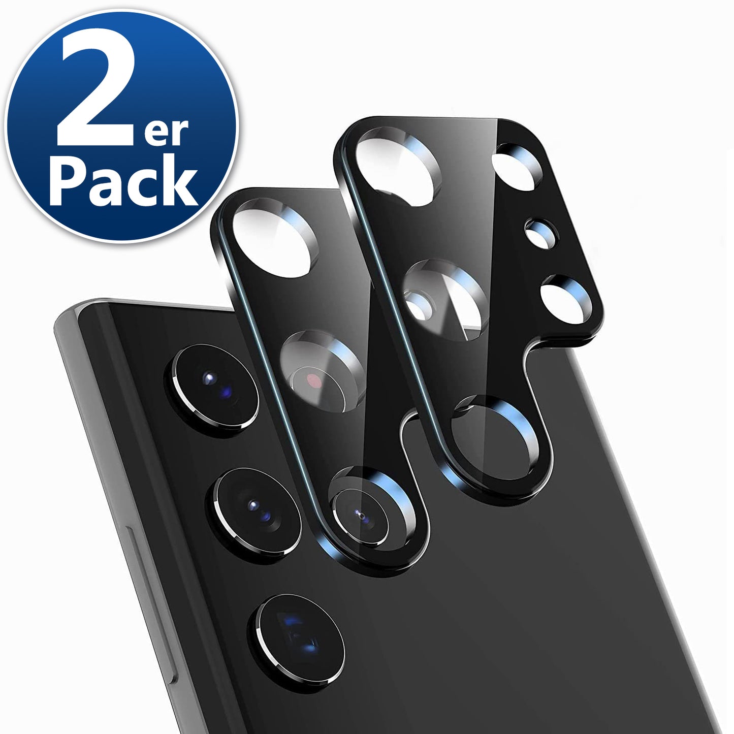 2x Kameraschutz Glas für Samsung Galaxy S24 S23 S22 S21 S20 Fe Plus Ultra Panzer