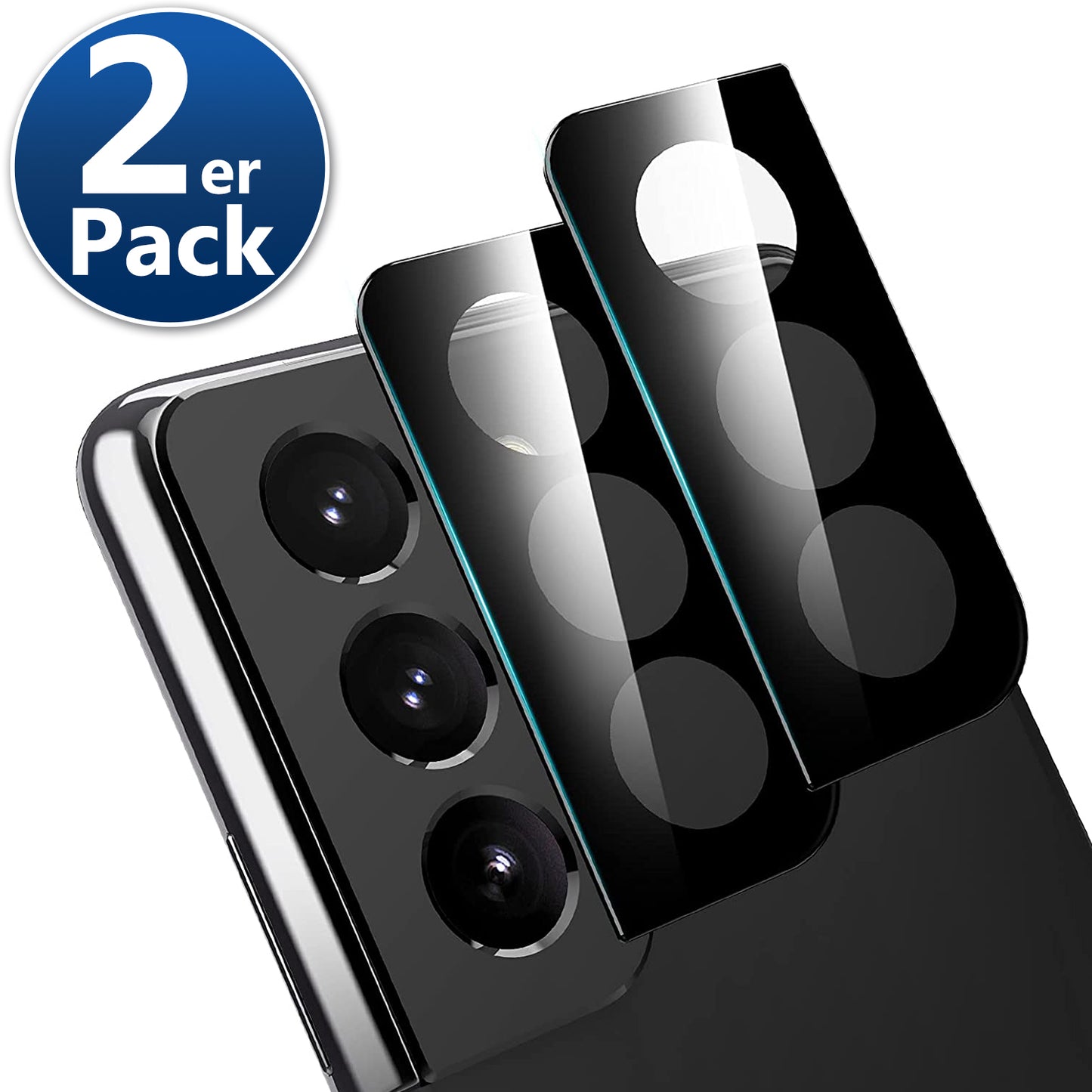 2x Kameraschutz Glas für Samsung Galaxy S24 S23 S22 S21 S20 Fe Plus Ultra Panzer