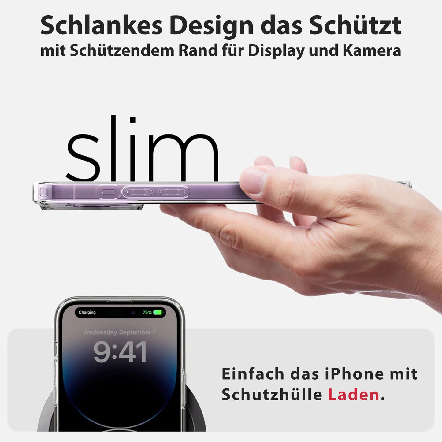 Clear Case Hülle MagSafe für iPhone 16 15 14 13 12 Pro Max Schutz Handy Magnet