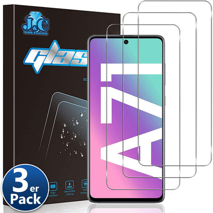 3x Panzerfolie Samsung Galaxy S23 S22 S21 A52 A12 A54 5G A51 Glas Schutz Folie