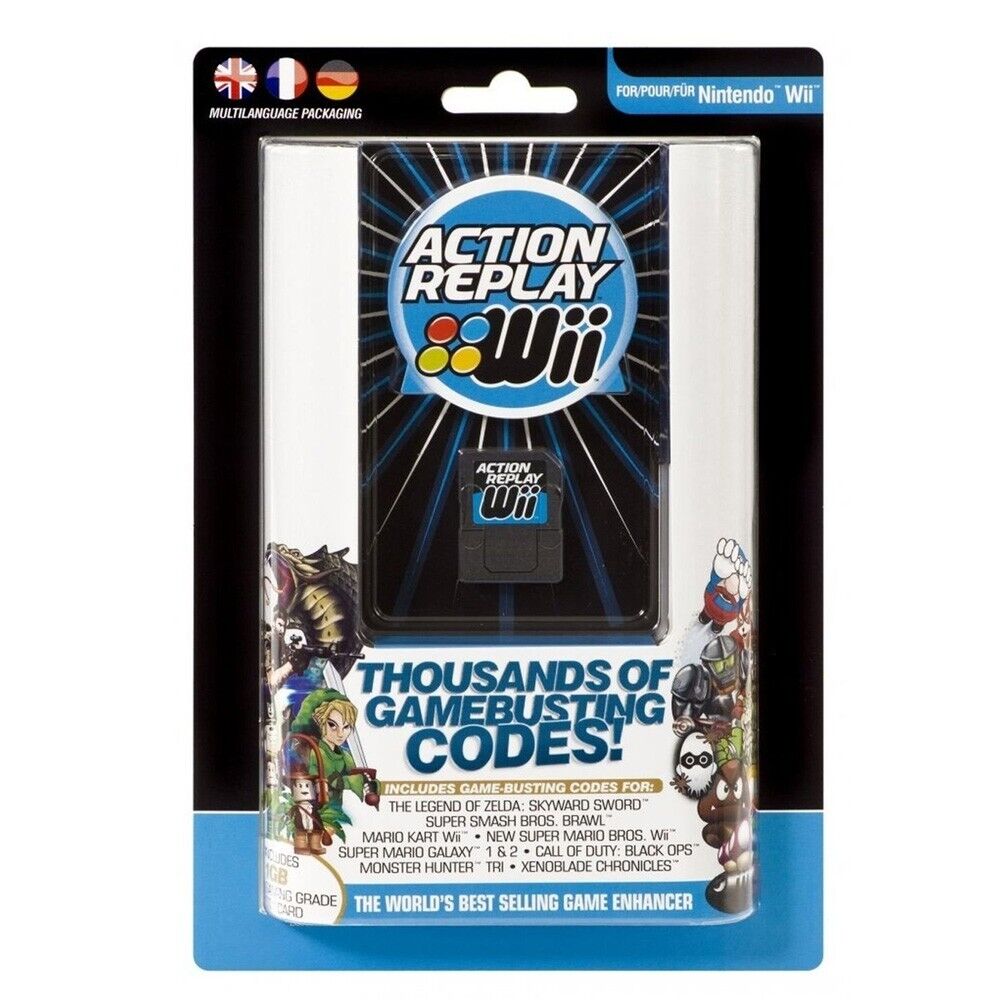 Datel Action Replay Wii 1GB Cheat Modul Schummelmodul für Nintendo Wii Spiele
