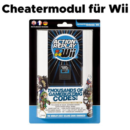 Datel Action Replay Wii 1GB Cheat Modul Schummelmodul für Nintendo Wii Spiele