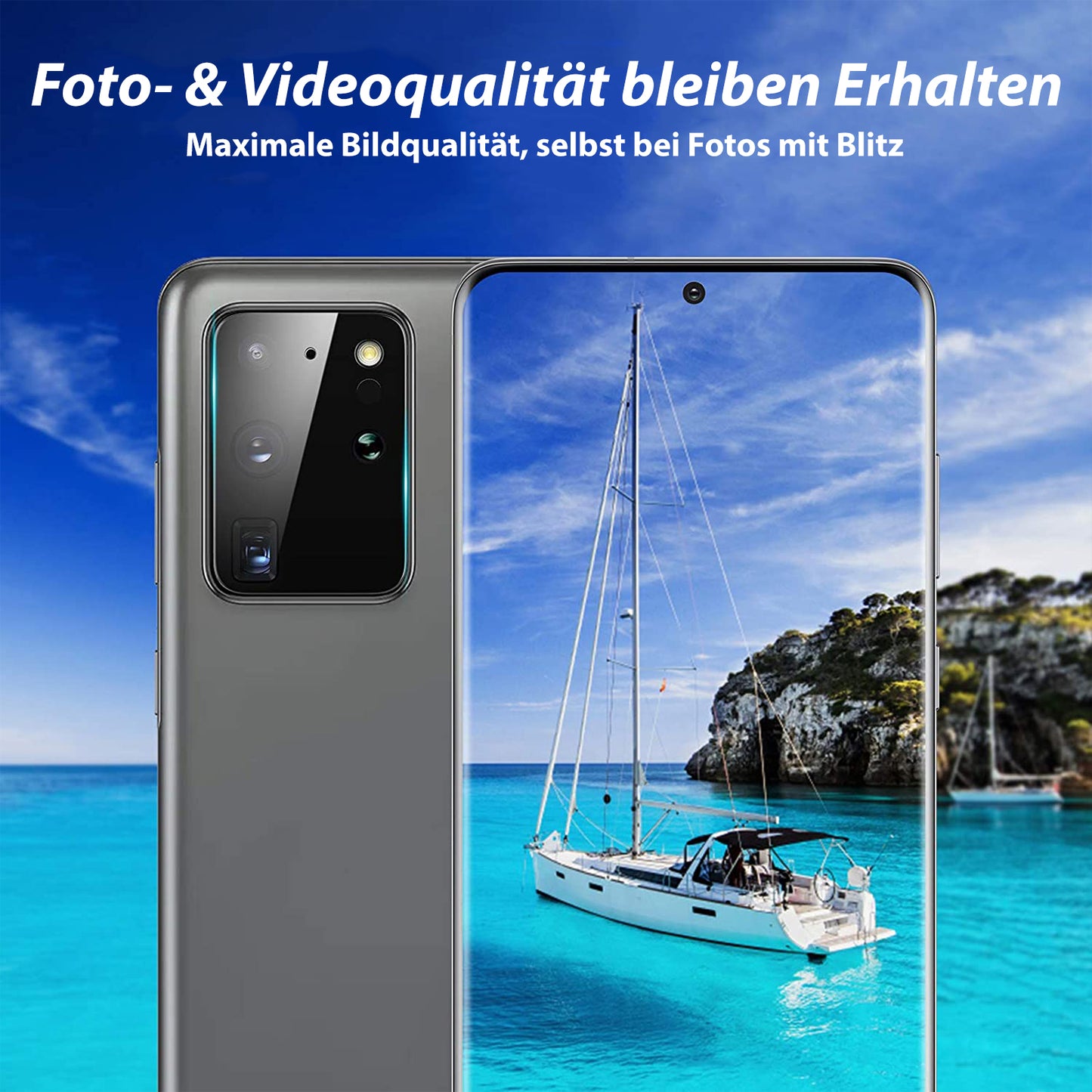 2x Kameraschutz Glas für Samsung Galaxy S24 S23 S22 S21 S20 Fe Plus Ultra Panzer