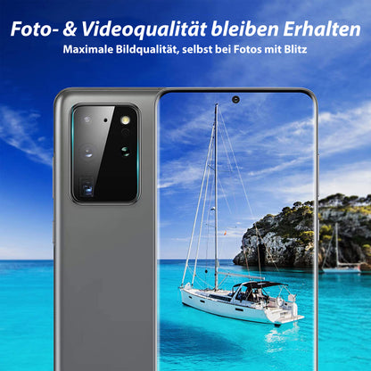 2x Kameraschutz Glas für Samsung Galaxy S24 S23 S22 S21 S20 Fe Plus Ultra Panzer